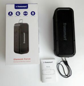 【1円スタート】Tronsmart ワイヤレススピーカー Bluetooth 重低音 IPX7防水 アウトドア お風呂 1円 TER01_0502