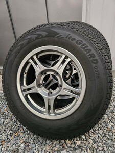 ジムニー　スタッドレス　ヨコハマ　アイスガード　185/85R16