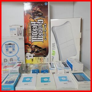 Wii レンズクリーナーセット/モーションプラス/LANアダプタ/Wii fit plus 等 周辺機器 まとめて大量セット【BA