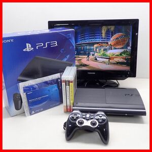 動作品 PS3 プレステ3 本体 CECH-4300C 500GB + デッドライジング2 等 ソフト3本 まとめてセット PlayStation3 SONY ソニー 箱説付【20