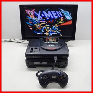 □動作品 MD 北米版 海外版 GENESIS ジェネシス 本体 Model 1601 + SEGA-CD 本体 Model 1690 まとめてセット SEGA セガ【20