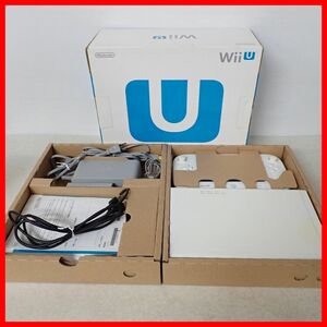 動作品 WiiU 8GB 本体 ベーシックセット 箱説付 Nintendo 任天堂【20