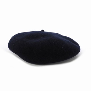 ロレール LAULHERE IMPERMEABLE フランス製 ウール ベレー帽 ネイビー メンズ