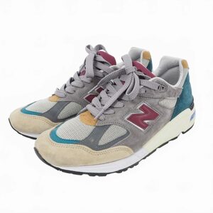 ニューバランス NEW BALANCE 990V2 スニーカー US9.5 27.5cm グレーグリーン M990CP2 メンズ