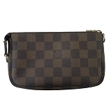 ルイヴィトン LOUIS VUITTON N58009 ミニポシェット アクセソワール ダミエ エベヌ ポーチ 茶 ブラウン 1118 レディース_画像1