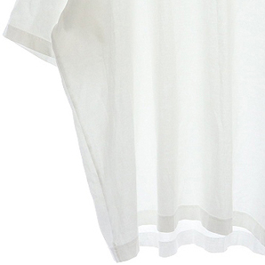 ドルチェ&ガッバーナ ドルガバ DOLCE&GABBANA レザータグ アンカーロゴプレート Tシャツ 半袖 52 白 黒 ホワイト ブラック /MI ■OS メンズの画像5