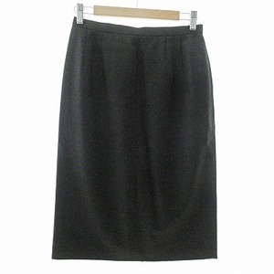  Burberry zBurberrys Vintage узкая юбка колени длина шерсть серый 11 1110 женский 