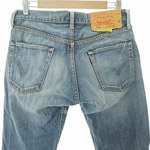 リーバイス Levi's 00505-0311 デニムパンツ ジーンズ ジーパン ストレート レギュラーフィット ダメージ加工 インディゴ 30 1122 ■GY09_画像4