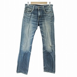 リーバイス Levi's 00505-0311 デニムパンツ ジーンズ ジーパン ストレート レギュラーフィット ダメージ加工 インディゴ 30 1122 ■GY09