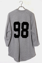 SOPHNET. ソフネット SIZE:M 3/4 SLEEVE WIDE SWEAT 7分袖 ワイドスウェット トレーナー GRAY グレー SOPH-189100 /◆ メンズ_画像2