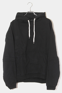 2 未使用品 2023AW SandWaterr サンドウォーター RESEARCHED HOODED PULLOVER フーデッドプルオーバー パーカー BLACK ブラック SW-C0105 /