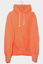 未使用品 phatee WEAR ファティー ウエアー WESTEND STATES PARKA 裏起毛 プルオーバー パーカー M ORANGE オレンジ 21300772 /◆ メンズ_画像1