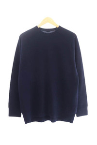  Mu z Deuxieme Classe MUSE de Deuxieme Classe 20AW CAPRI crew neck pull over knitted sweater 20080500404030 navy blue nei