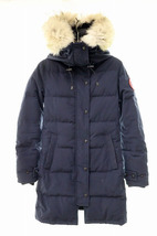 カナダグース CANADA GOOSE 2302JL MACKENZIE PARKA XSマッケンジー ファー ダウンコート BLEU【ブランド古着ベクトル】231121 レディース_画像1