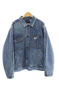 ディセンダント DESCENDANT 20AW RANCH DENIM JACKET ランチ デニム ジャケット 202BRDS-JKM02 3 青 インディゴ ブルー ブランド古着ベクト