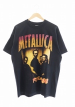 ヴィンテージ VINTAGE METALICA メタリカ 90s Fruit 後期タグ Relord Repeat 1998 Tour Tee リロード リピート ツアー Tシャツ バンドT 半_画像1