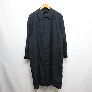 サンヨーコート SANYOCOAT ステンカラー ロング コート ネイビー 薄手 スプリングコート メンズ