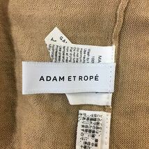 アダムエロペ Adam et Rope' セーター ニット プルオーバー Vネック ウール 無地 長袖 F 茶 ベージュ ブラウン レディース_画像5