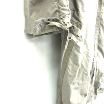 マカフィー MACPHEE トゥモローランド バンドカラー コットン混 ジャケット 七分袖 グレー ベージュ系 38 レディース_画像6