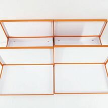 エルメス HERMES 空箱 4点セット 空き箱 保存箱 ギフト用 収納 オレンジ系 インテリア 純正 その他_画像7