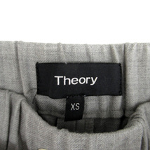 セオリー theory テーパードパンツ ロング丈 ウール XS グレー /SM30 レディース_画像5