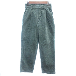  Lowrys Farm LOWRYS FARM tapered pants Easy corduroy M green green /AU #MO lady's 