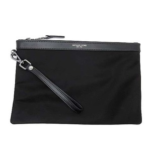  Michael Kors MICHAEL KORS clutch bag travel pouch TRAVEL POUCH nylon leather black black men's lady's 