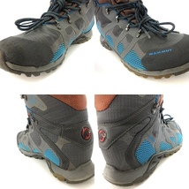 マムート MAMMUT COMFORT HIGH GTX DAMSKIE トレッキングシューズ グレー ライトブルー 茶 ブラウン マルチカラー 26.5cm位 靴 メンズ_画像7