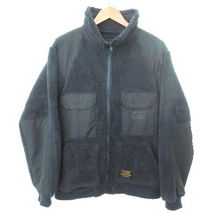 ラフアンドラゲッド 美品 デルタ ジャケット DELTA JKT ボア パイル フリース タウンユース 2 約Mサイズ 黒 ブラック ■U90 メンズ