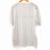 ビラボン BILLABONG Tシャツ 半袖 ロゴ プリント コットン 白 ホワイト XL トップス メンズ_画像3