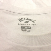 ビラボン BILLABONG Tシャツ 半袖 ロゴ プリント コットン 白 ホワイト XL トップス メンズ_画像4