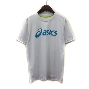アシックス asics Tシャツ カットソー 半袖 L 白 ホワイト /YI メンズ