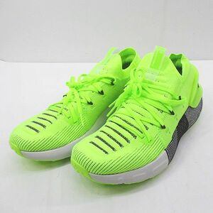 未使用品 アンダーアーマー UNDER ARMOUR 3025516-302 HOVR Phantom 3 'Lime Surge' スニーカー 28.0cm グリーン メンズ