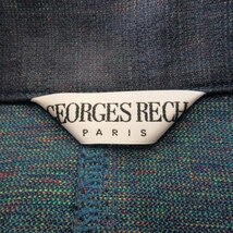 ジョルジュレッシュ GEORGES RECH ジャケット テーラード デニム ストレッチ ウエストマーク ベルト S 青 ブルー /CK4 ☆ レディース_画像6