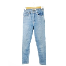 リーバイス Levi's MILE HIGH SUPER SKINNY パンツ デニム ジーンズ スキニー テーパード ハイウエスト ストレッチ 27 青 ブルー_画像1