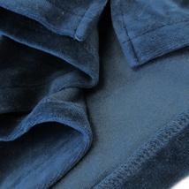 レイジブルー RAGEBLUE Tシャツ カットソー ロンT ベロア クルーネック 長袖 ストレッチ 厚手 光沢感 M 青 ブルー /CK7 ☆ メンズ_画像5