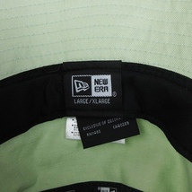 ニューエラ NEW ERA バケットハット 帽子 コットン100％ 無地 緑 グリーン L/XL ■SM1 メンズ レディース_画像6