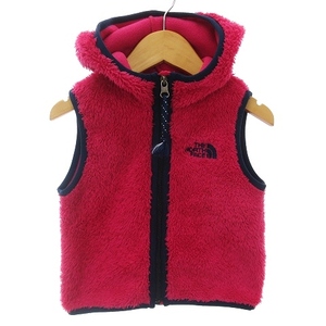 ザノースフェイス THE NORTH FACE FLEECE VEST Kid’s ボアベスト フーディ NAB45052 ピンク系 100 キッズ