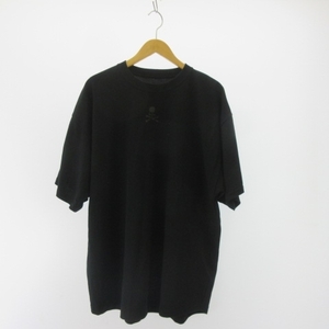 ニューエラ NEW ERA ×mastermind JAPAN マスターマインドジャパン ロゴ Tシャツ カットソー 黒 ブラック XL メンズ