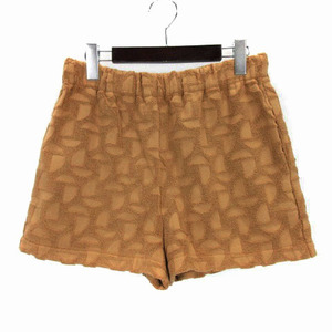  Rope ROPE E'TERNEL Schic cotton Terry Claw s shorts short pants 2 Brown 231113E lady's 