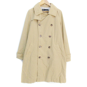  Urban Research Sunny этикетка тренчкот весеннее пальто длинный длина отложной воротник двойной кнопка 38 бежевый /FF1 женский 