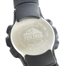 カシオ CASIO プロトレック PROTREK 腕時計 ウォッチ デジタル タフソーラー 電波 PRW-3100-1JF ブラック 黒 ■SM1 メンズ_画像4