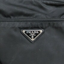 プラダ PRADA ショルダーバッグ 鞄 カバン 三角プレート ロゴ ナイロン BT0166 黒 ブラック ■SM1 レディース_画像6