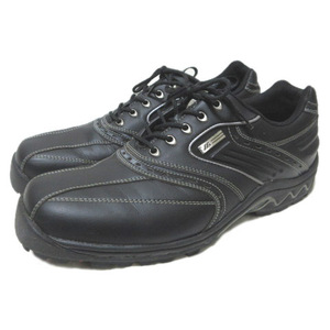 ミズノ MIZUNO スパイクレス ゴルフシューズ 美品 STABILITY STYLE 靴 25.5 EEE 黒 ブラック X メンズ