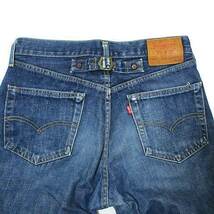 リーバイス Levi's 95年製 702XX デニムパンツ レプリカ ジーンズ 赤耳 セルビッチ ボタンフライ シンチバック W31 L34 青 ブルー X メンズ_画像7