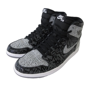 ナイキ NIKE Air Jordan1 High OG Rebellionaire エアジョーダン1 レトロ ハイ リベリオネア スニーカー シューズ 555088-036 黒系 29cm ■