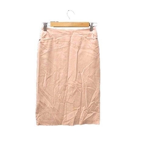  Natural Beauty NATURAL BEAUTY tight skirt knee height bell bed S pink /YK lady's 