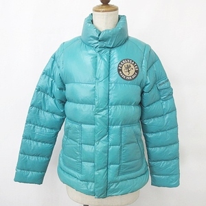  Pearly Gates PEARLY GATES down jacket the best Golf 2WAY Zip up Logo poketabru badge green green 1 lady's 