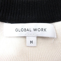 グローバルワーク GLOBAL WORK カーディガン ニット M 白 アイボリー /MN レディース_画像5