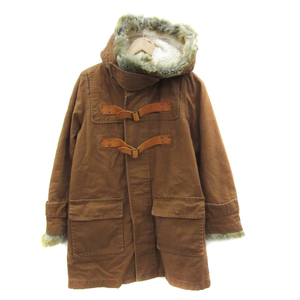 a-ruene-enRNA-N Mod's Coat military coat long height with a hood . boa liner attaching M light brown /YS3 #MO lady's 